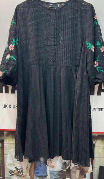 Black net frock