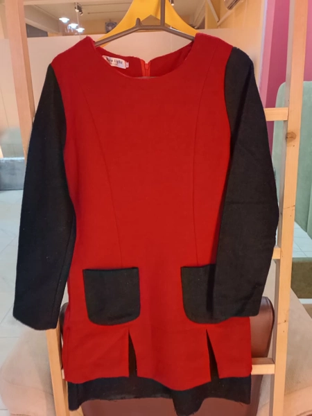 Maroon wool top