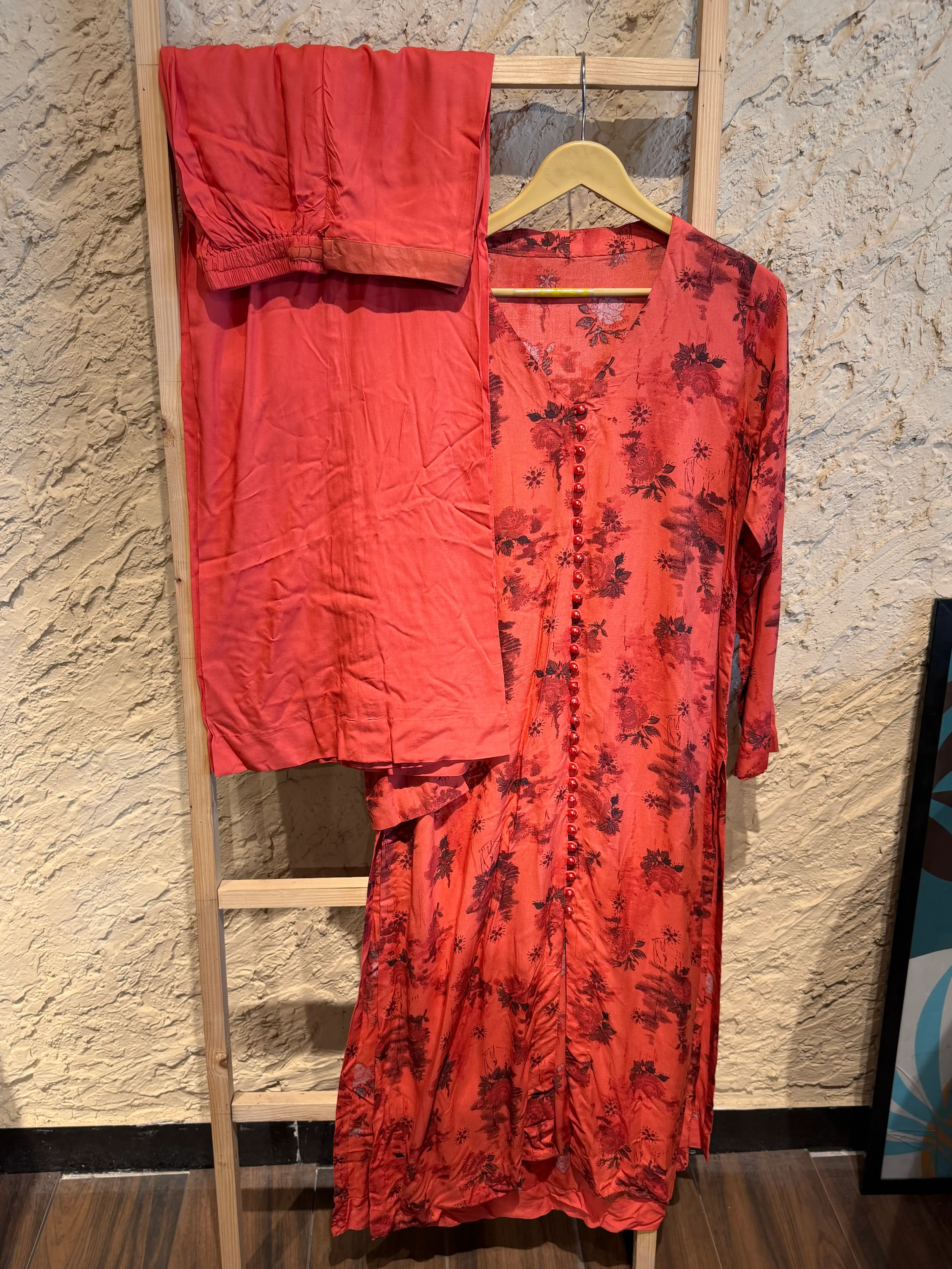 Orange 2 Piece Dress
