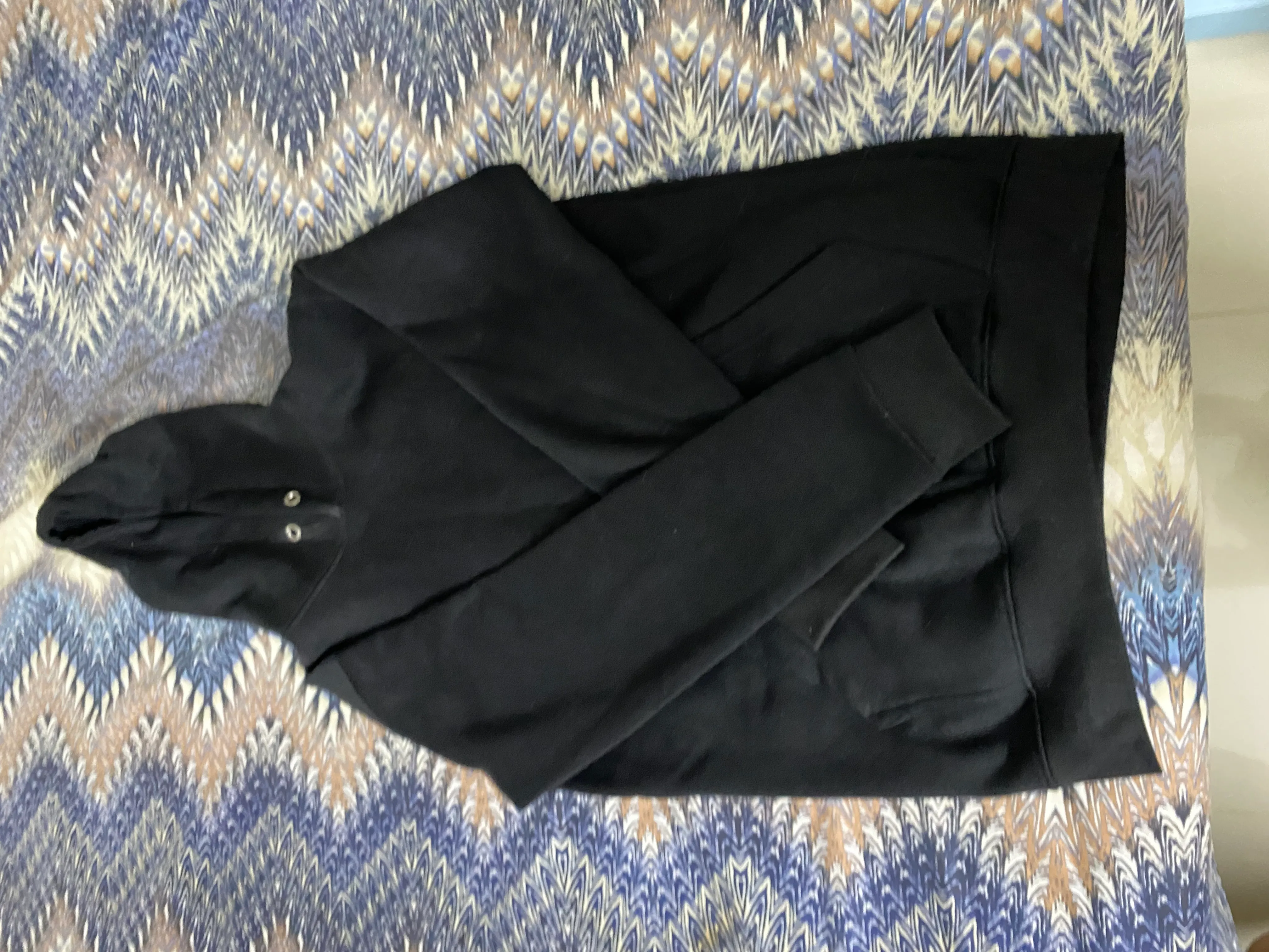 Black hoodie