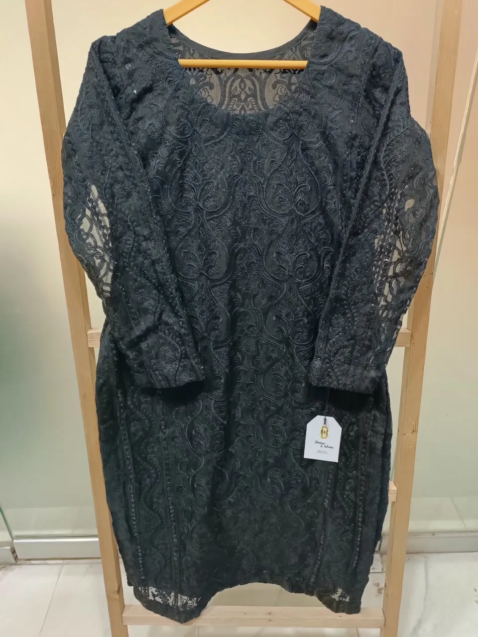 Black Organza Shirt