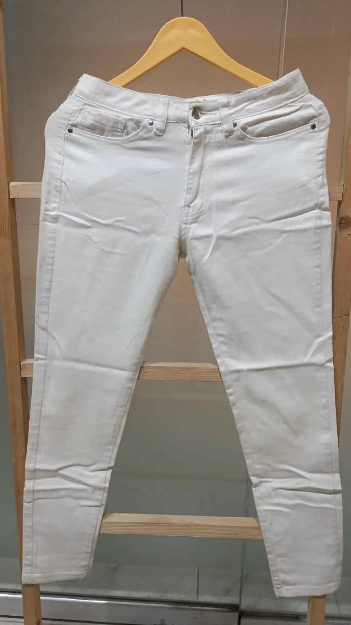 white jeans